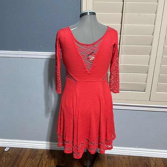 Free People Eyelet sleeve dress - Picture 3 of 3